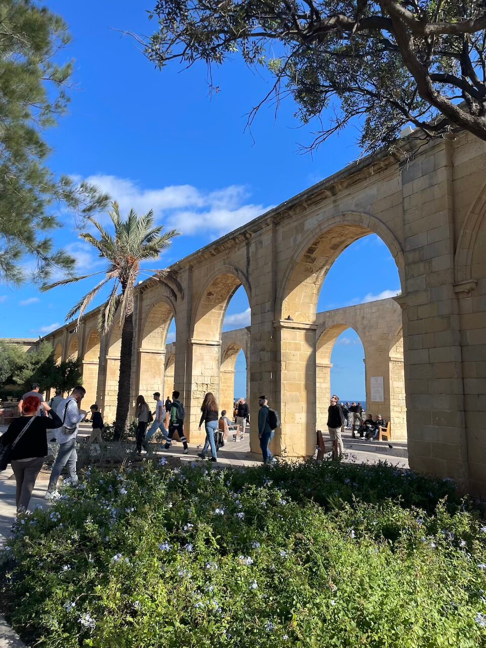 Upper Barrakka Gardens a La Valletta