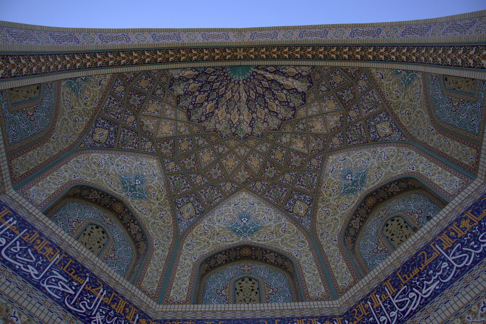 Decorazioni della volta nella Grande Moschea di Sohar