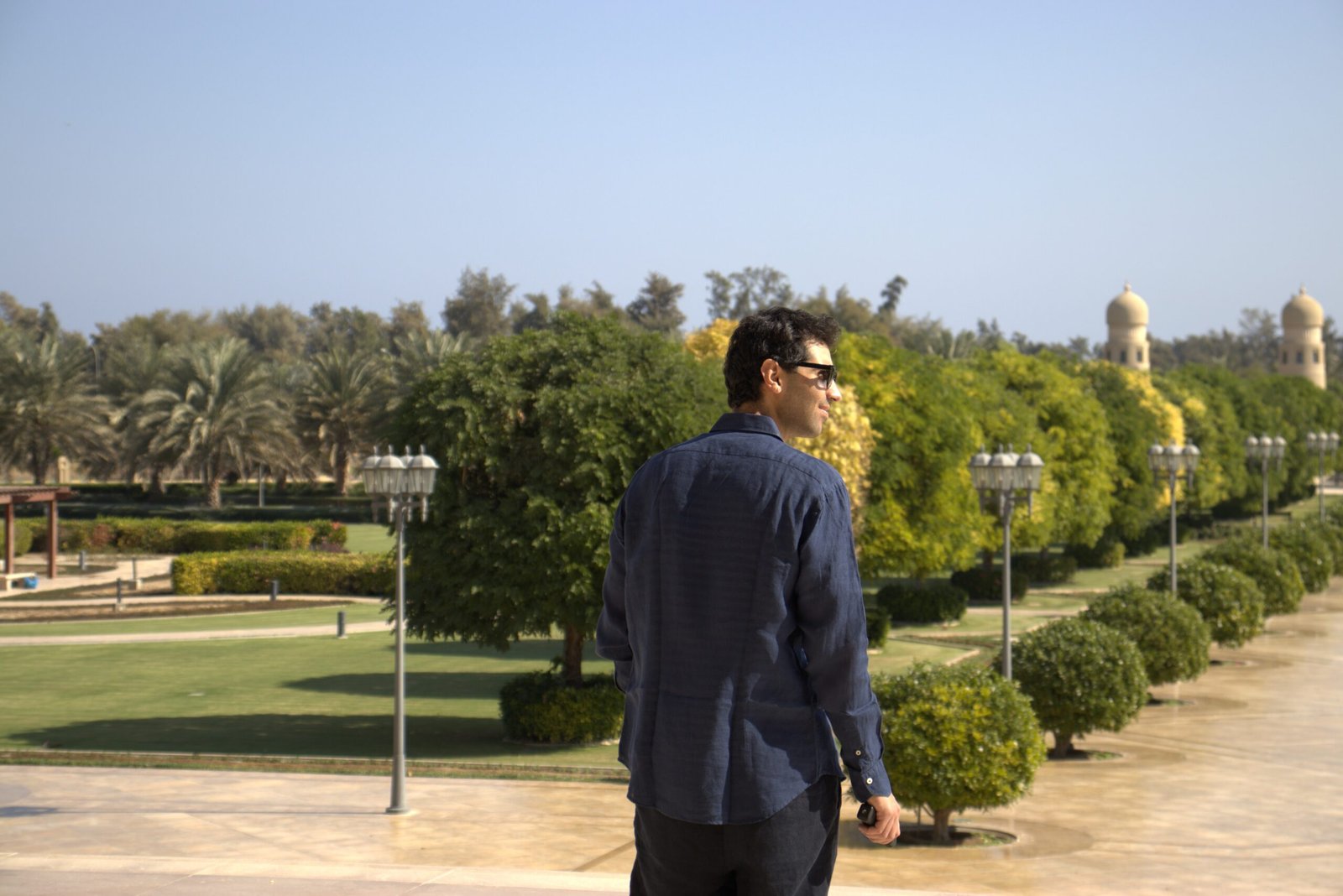 Visita ai giardini della Grande Moschea di Sohar